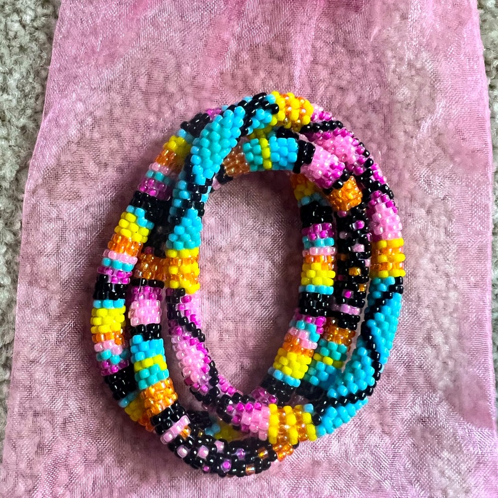 3 Sashka beaded bracelets